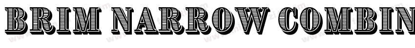 Brim Narrow Combined 1字体转换